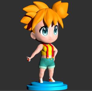 Misty Chibi - Pokémon