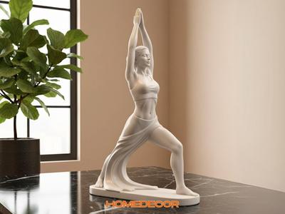Zen Warrior Yoga Statue 