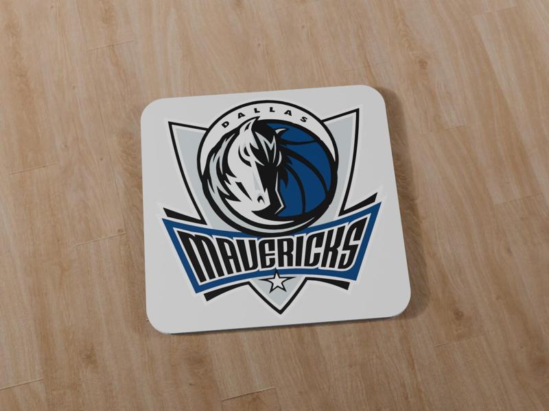 Dallas Mavericks Square Coaster