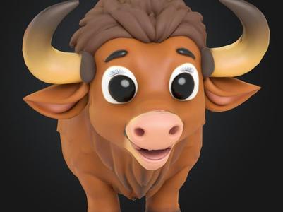 Cute Buffalo