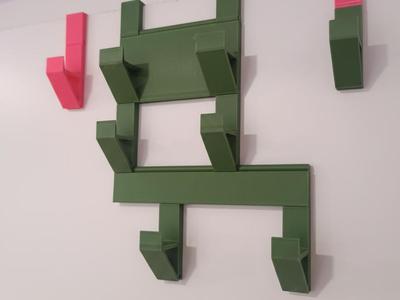Stackable Modular Over-Door Rack