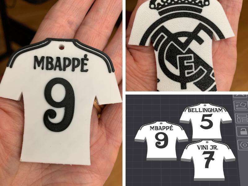 Mbappé, Bellingham & Vinicius Keychain