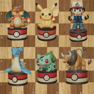 Chess Game Pokémon (Ash)