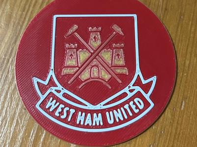 westham football disc/coaster 