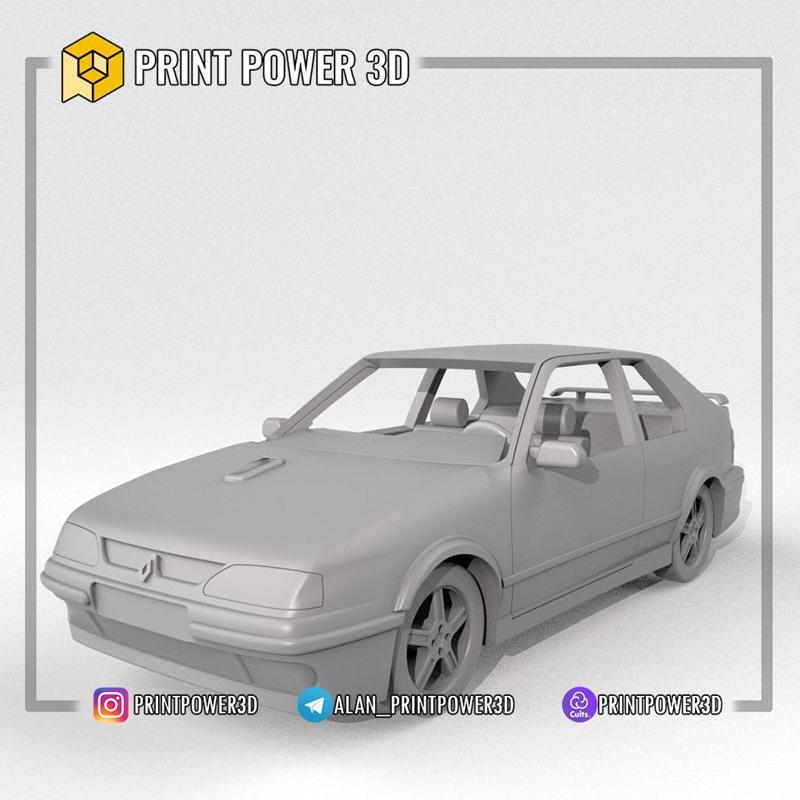 Renault 19 with interior