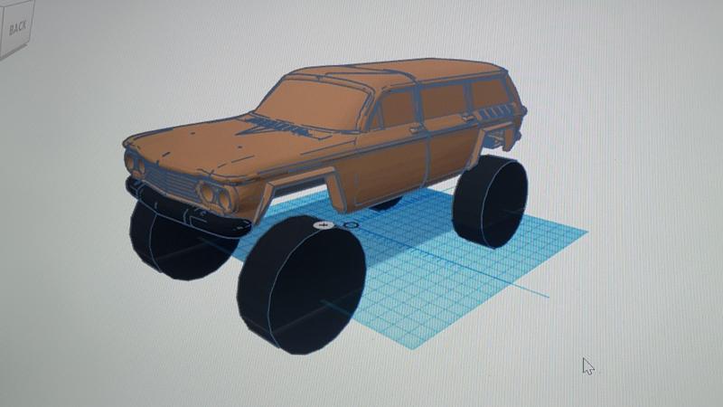 WPL 1/16 Chevy Lakewood CORVAIR Body KIT