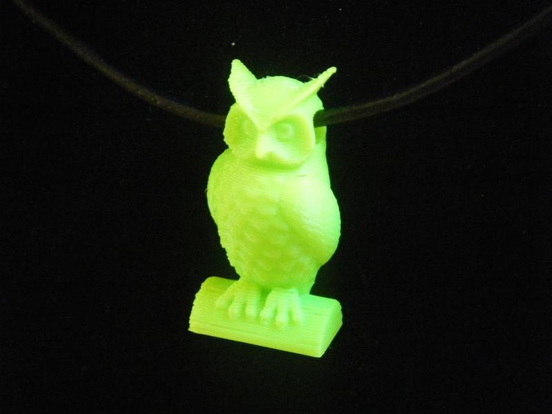 Front-facing Owl necklace