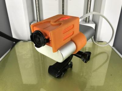 Runcam 2 GoPro mount with Xiaomi Mi Power Bank
