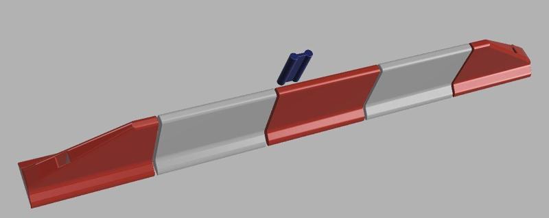 Endlessly extendable track divider 1:14.5