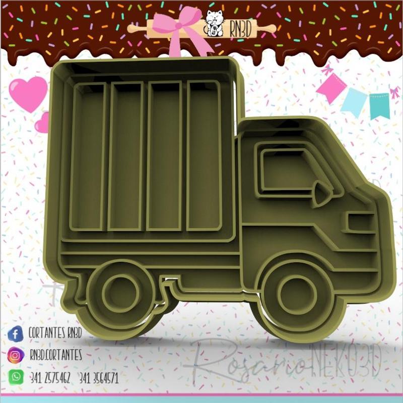 Delivery truck cookie cutter - delivery truck cookie cutter
