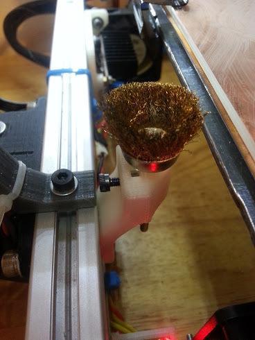 Hot End Scrubber for MendelMax 1.5