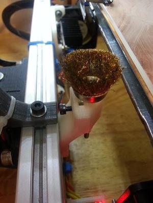 Hot End Scrubber for MendelMax 1.5