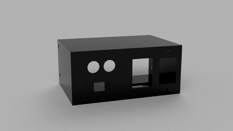 Cover for 100-240V AC to 12V DC 400W PSU with Switch, for XT60 and Banana Plugs