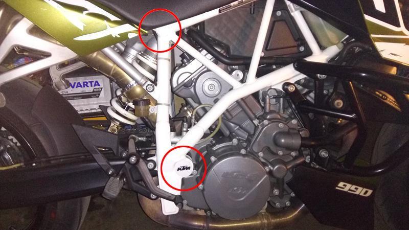 KTM Frame Plug 990 LC8