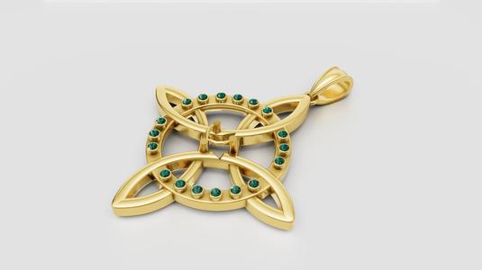 GOLD PENDANT 3d printable model