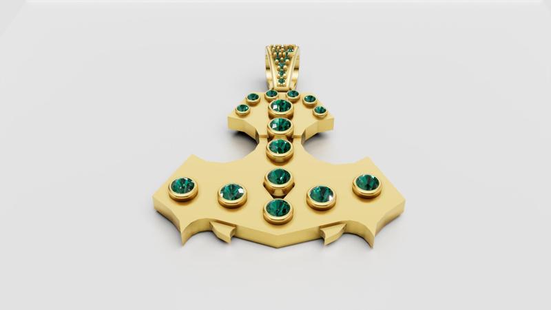 GOLD PENDANT   3d printable model
