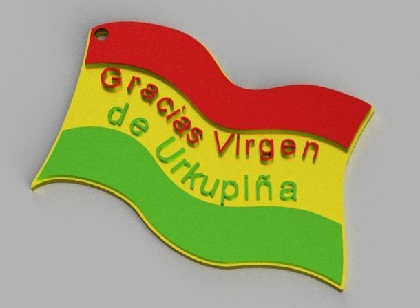 Virgin of Urkupiña key chain