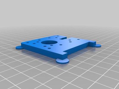 3D Printable Replacement Parts for Plastruder MK6 Support (plate B)