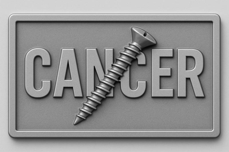 Screw Cancer Bar Coin Wall Art
