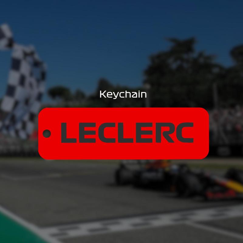 F1 Leclerc Keychain