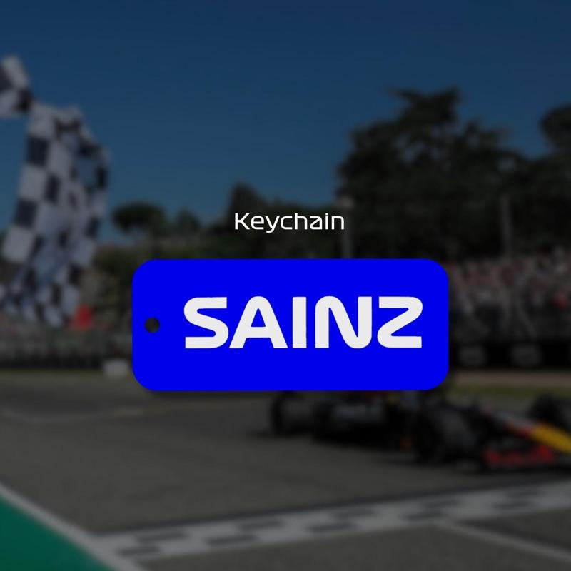 F1 Sainz Keychain