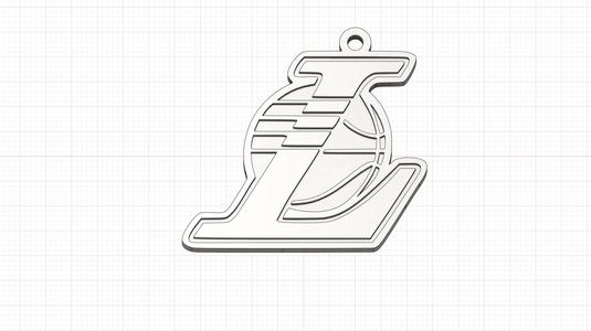 Los Angeles Lakers Key Ring - Basketball