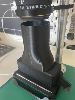 35mm hood for negative holder with 74mm diameter