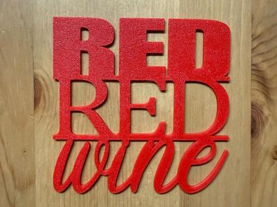 Red Red Wine Coaster