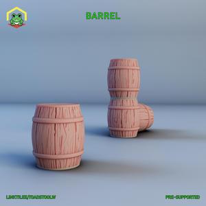 Barrel - STL - RPG MINIATURE