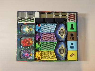 Andromeda's Edge +  Escalation + Exotic Matter Board Game Insert