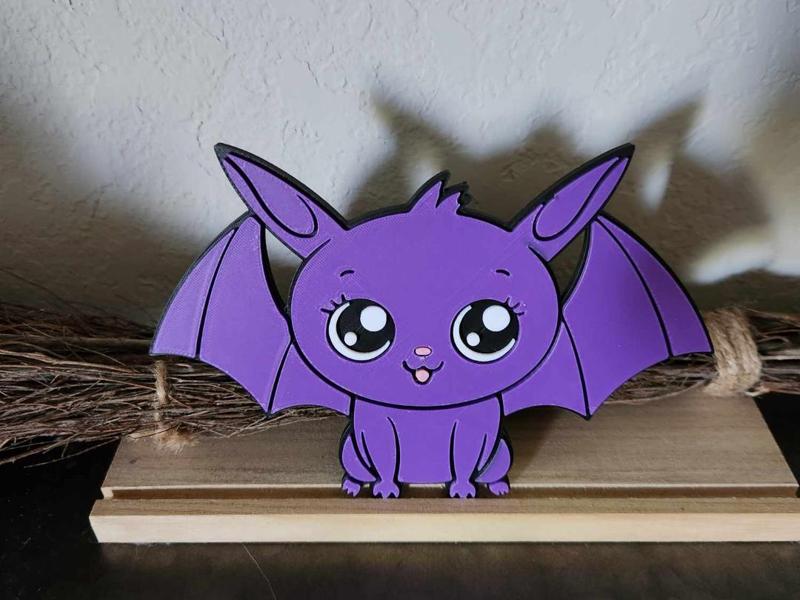 Cute Bat Halloween Wall Decor