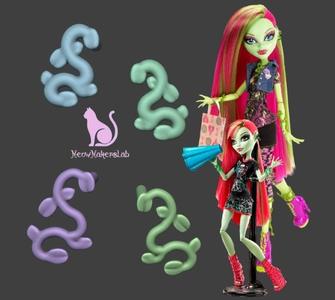 Venus Mcflytrap, Earrings, Monster High.