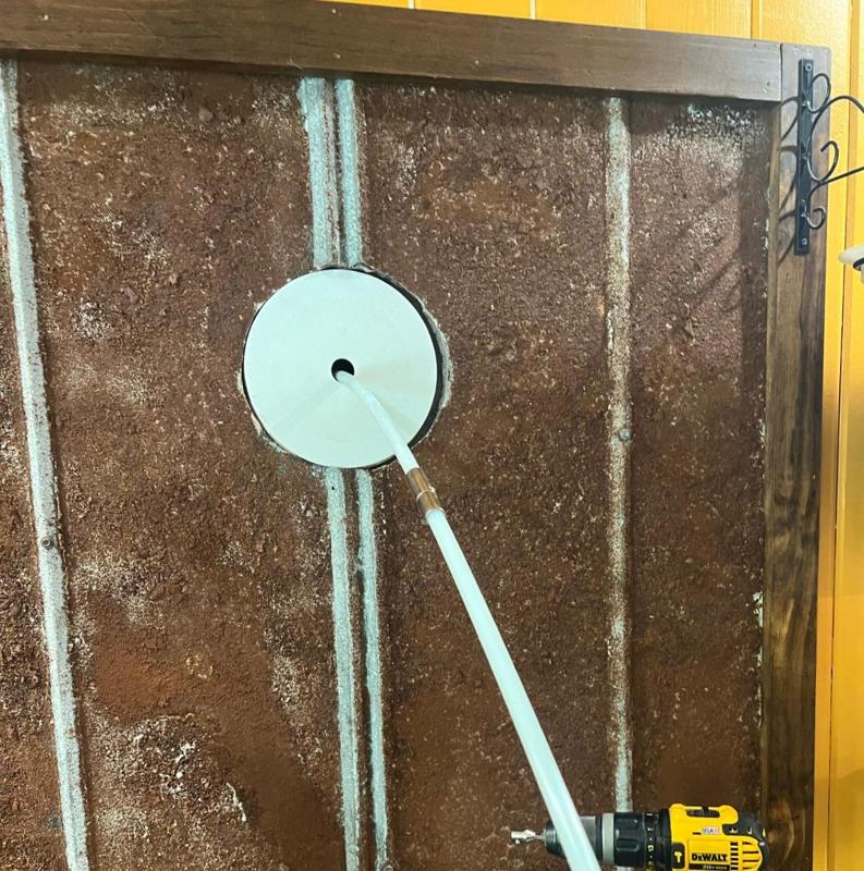 Chimney Cleanout Dust Blocker