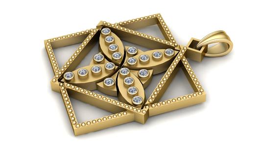 Geometric Pendant 3d printable model