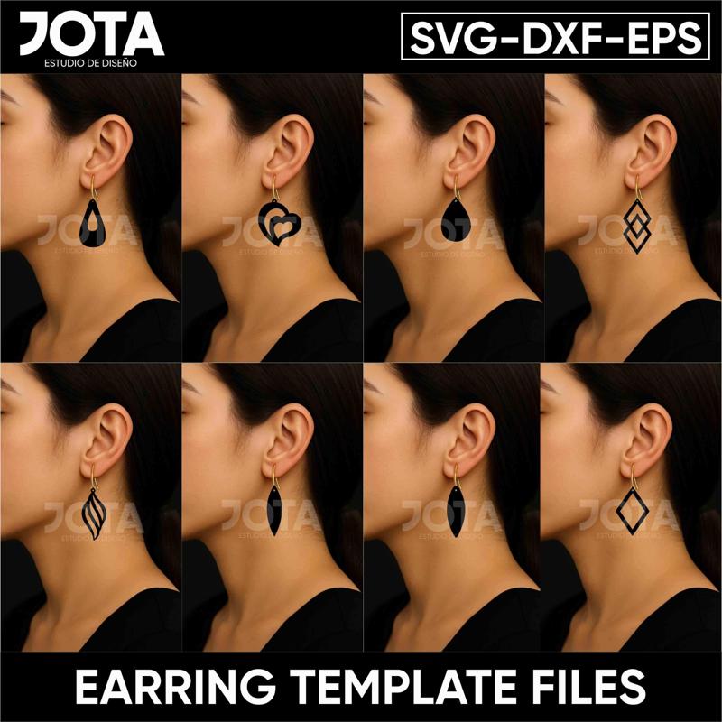 Boho & Tribal Earrings SVG Pack - Laser Cut Files for Unique Jewelry