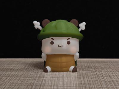 Couple Bear Series - Angry Turtle Yier (Couple Bear-Angry Cute Turtle Yier)