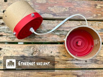 tin can phone with advanced membrane reusing spool