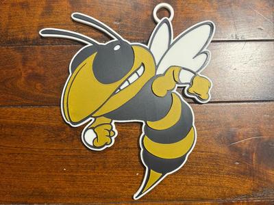 Georgia Tech Oversized Necklace Yellowjacket Logo
