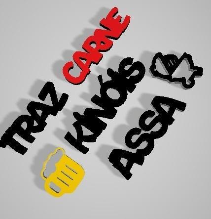 Placa para Local de Churrasco Churrasqueira