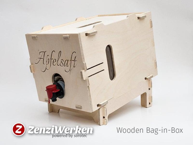 Wooden Bag-in-Box cnc