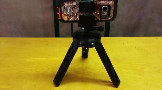Adjustable Cell Phone GoPro Mount