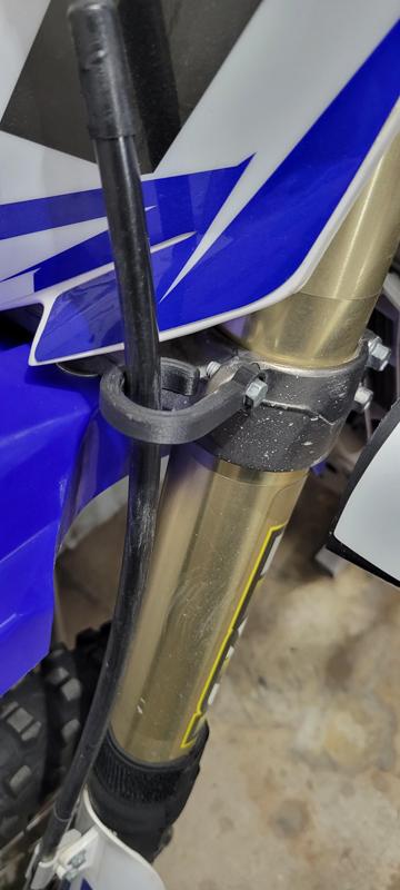 dirtbike brake line holder