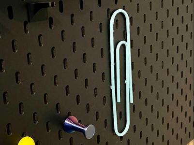 Paperclip for IKEA Skadis Board, SKADISCLIP