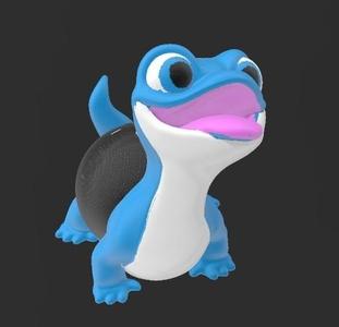 Suporte Alexa Echo Dot 4a e 5a Geração Bruni Salamandra Frozen