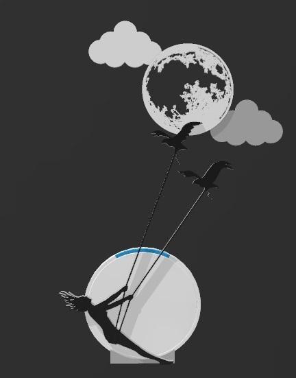 Suporte Alexa Echo Pop Dreamy Girl 2 Modelos