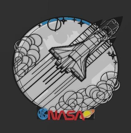 Suporte Alexa Echo Pop Nasa Missão Saturno