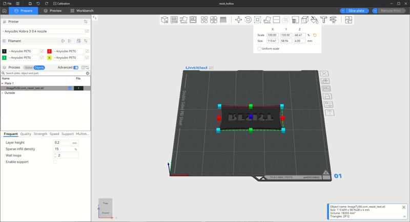 Resist (hollow emblem)