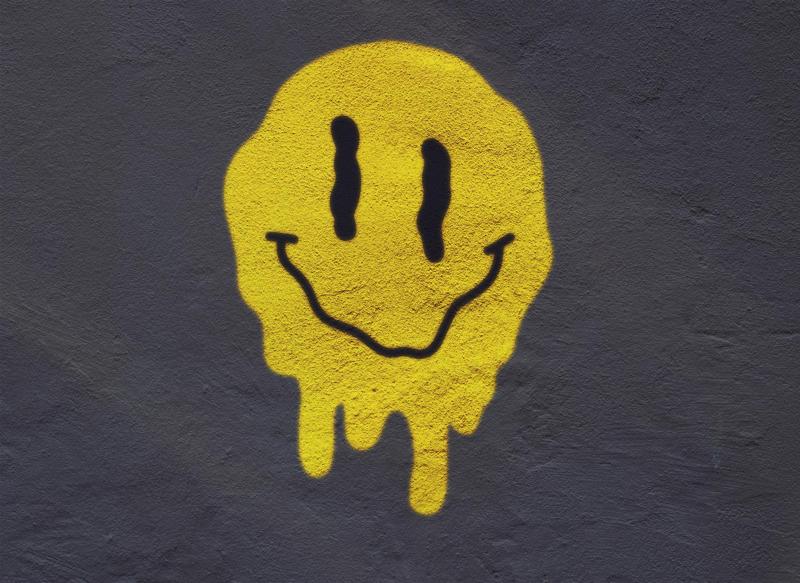 MELTY SMILEY - READY TO PRINT! 3D PRINTABLE STENCIL