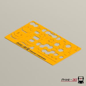 Organic Chemical Compounds - Drawing Stencil/Template