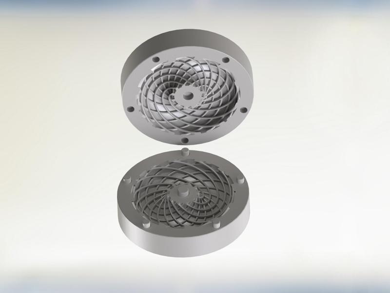 Rodin Coil TORUS .STL 190mm. x 70mm. Diameter Coil | Drawing of Silicone Mold | Vortex Wave Field Generator | PEMF Coil 2 x 12 groves